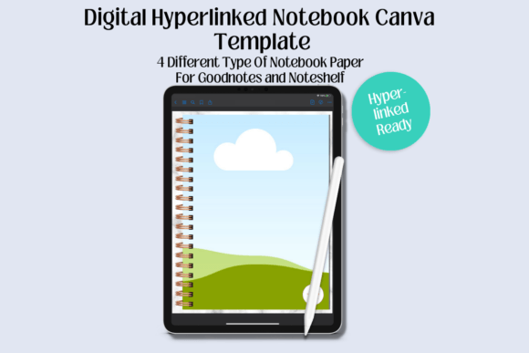 Effortless Design: The Digital Canva Notebook Template