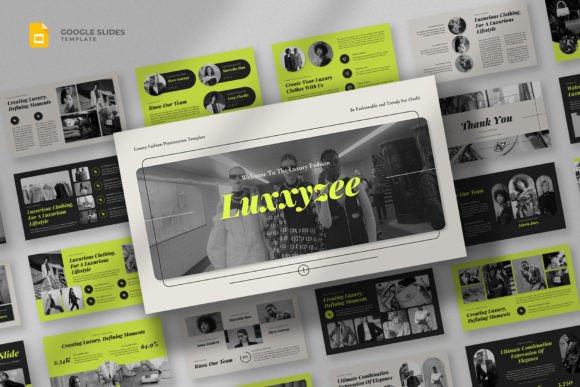Elevate Your Brand with a Luxury Fashion Google Slides Template