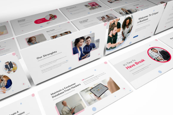 Elevate Your Brand with Crisper Business Powerpoint Template