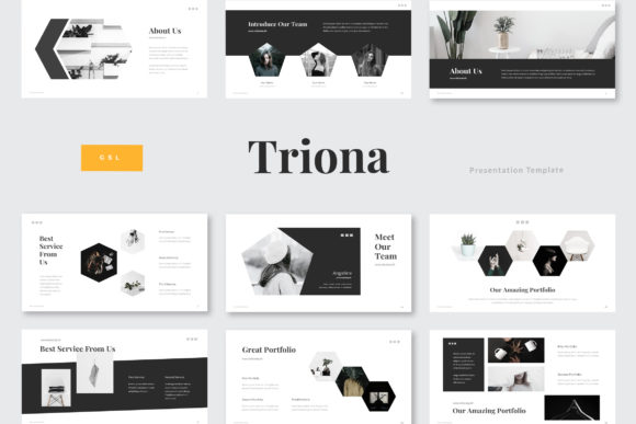 Elevate Your Brand with the Triona Creative Business Google Slide