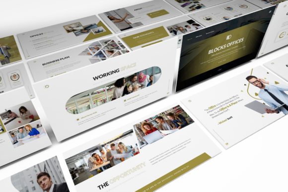 Elevate Your Pitch: Mastering the Blocks Offices Google Slides Template