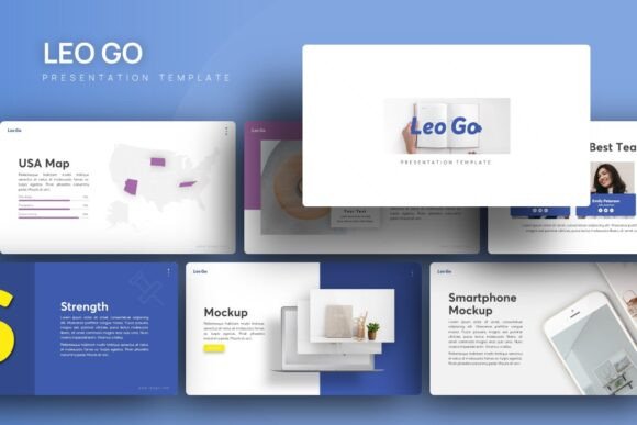 Leo Go Creative Presentation: A Modern Font for Clear Communication