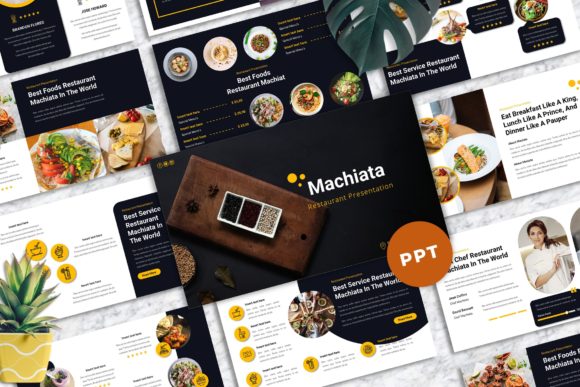 Machiata - Restaurant Powerpoint: Elevate Your Culinary Presentations