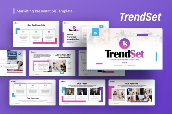 Marketing Presentation - TrendSet: A Modern Visual Toolkit