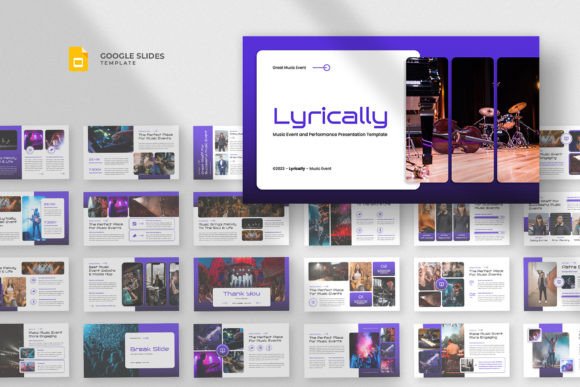 Master Your Music Event Festival Google Slides Presentation