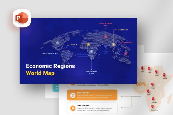 Mastering Global Data with Economic Regions World Map Presentation