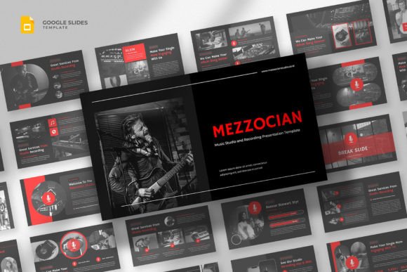 Music Recording Studio - Google Slides