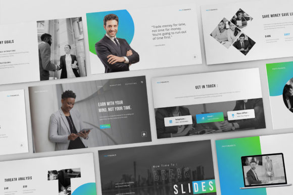 Payfinance: Clean Minimalist PowerPoint for Finance