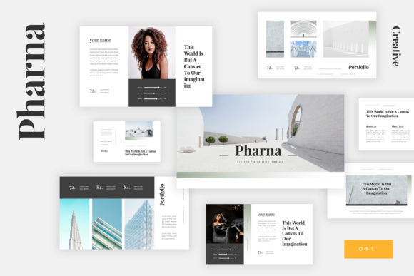 Pharna Creative Portfolio Google Slide: A Designer's Blueprint