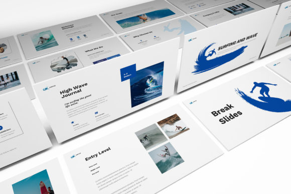 Surfing Keynote Template: Dynamic Slides for Business