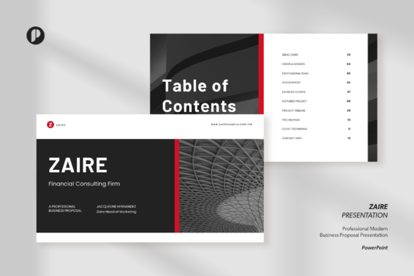 Winning Tenders with Zaire: A Modern Business Proposal Template