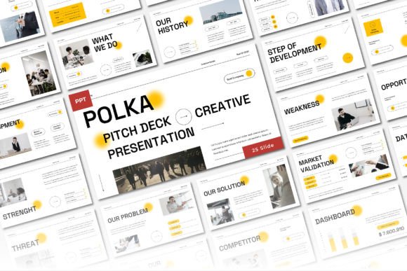 Yellow Minimalist Modern Presentation: Your Business Blueprint